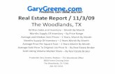 November Real Estate Market Report 2009