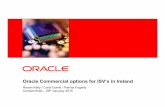 20150128 Oracle_Commercial Options for ISV's in Ireland_Carol Dorris_Ronan Kelly_Patrick Fogarty