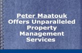 Peter Maatouk Offers Unparalleled Property Management Services