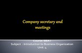 Bba 1 ibo u 4 company secretary& company meetings