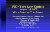 Philadelphia Lawyer - Tort Law Update
