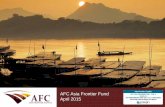 AFC Asia Frontier Fund Presentation 2015.04.10