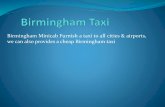 Birmingham taxi