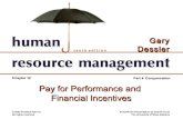 Pay for performance and financial incentives