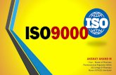 ISO 9000 Quality Management System - A Presentation by Akshay Anand