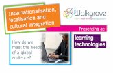 Developing global learning solutions - Learning Technologies 2015 seminar by Walkgrove