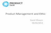 Product tank Paris - Product management ethic