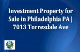 Philadelphia PA Investment Property for Sale | 7013 Torresdale Ave