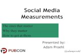 Social Media Measurements - Pubcon Austin 2015