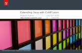 Extending Java From ColdFusion - CFUnited 2010