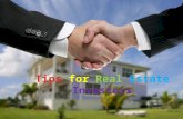 Tips for real estate investors