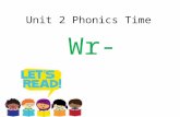 Unit 2 phonics time： wr-
