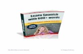 Learn Spanish with 600 plus words