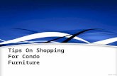 Tips On Shopping For Condo Furniture