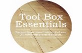 Tool Box Essentials