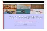 Floor vacuuming and cleaning made easy
