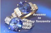 Reasons to Buy Tanzanite Jewelry