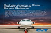 Business Aviation in China –  Enormous Potential, Serious Obstacles