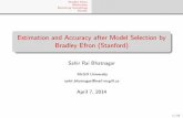 Estimation and Accuracy after Model Selection