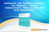 Magento Authorize SIM Payment Extension for Magento Online transactions