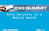 CIO Summit: Data Security in a Mobile World