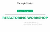 Refactoring workshop (Campus Party Quito 2014)