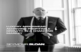 Building a strategic approach to luxury menswear