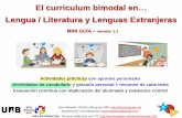 El curriculum bimodal en Lengua / Literatura y Lenguas Extranjeras