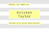 Kristen Taylor PowerPoint Resume