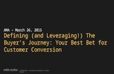 Defining and Leveraging the Buyer's Journey: Your Best Bet for Customer Conversion