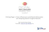 Hitting Page 1: How Influencers and Brand Advocates are Shaping Search Engine Results.