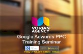 Vorian Agency PPC Google Adwords Seminar 2015