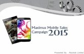 Maximus Mobile Sales Campaign