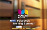 Vorian Agency Facebook Seminar 2015
