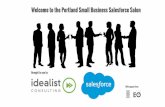Portland Small Business Salesforce Salon Presentation deck