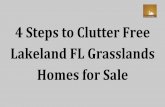 4 Steps to Clutter Free Lakeland FL Grasslands Homes for Sale