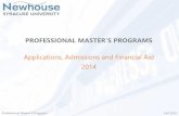 Newhouse Graduate Application Process