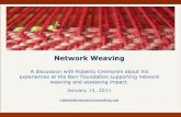NNF - A conversation on network weaving with Roberto Cremonini
