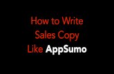 How to Write Sales Copy like AppSumo