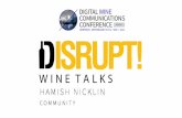 DWCC 2014 - Disrupt Wine Talks - Hamish Nicklin - Community