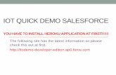 IoT Quick Demo for Heroku & Salesforce