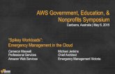 “Spikey Workloads” Emergency Management in the Cloud