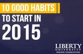 10 Good Habits to Start in 2015