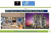 DSK Gold Leaf: Luxurious 3 BHK flats in Baner Pune