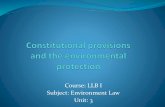 Llb i el u 3.3 constitutional provision and the environmental protection ppt