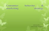 Consumer behavior & marketing strategy ppt
