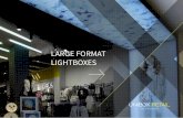 Large format lightboxes