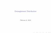 Entanglement Distribution