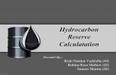 Hydrocarbon reserve estimation