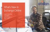 What's new in Exchange Online - Microsoft Office 365 - Atidan